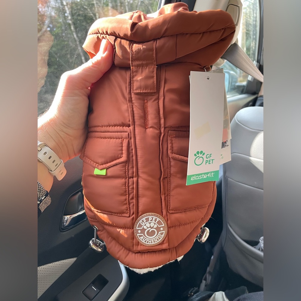 NWT GF super puff dog parka - 2XS